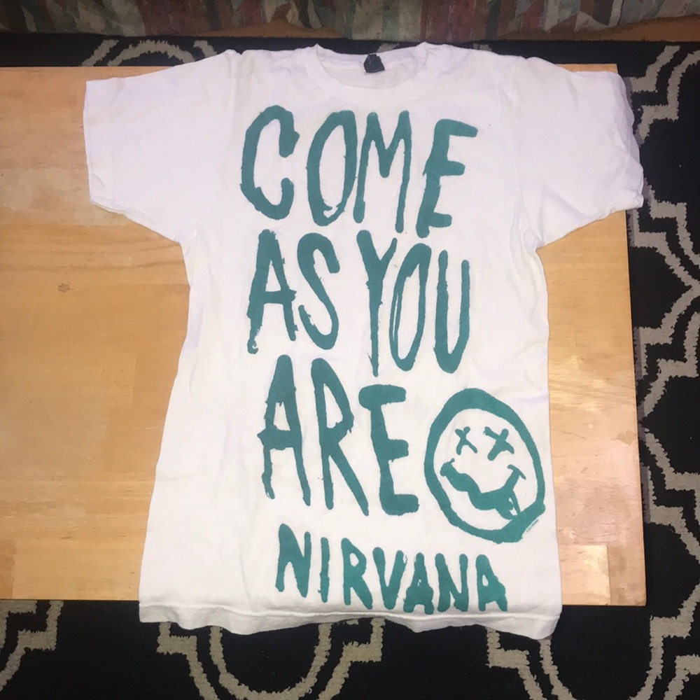 NWOT COME AS YOU ARE NIRVANA BAND T SHIRT